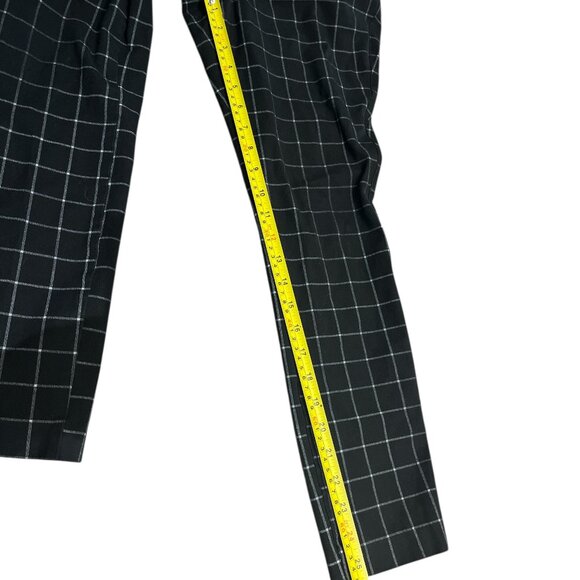 OLD NAVY Maternity Pants Trousers Size 0 Black White Squares Pockets Cotton - Picture 7 of 7